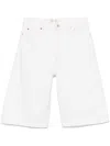 Frame Cotton Shorts In White