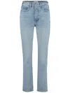 Frame Women's 5-pocket Straight-leg Jeans In Blue