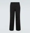 Frame Cotton Drawstring Pants In Navy