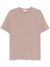 Frame Logo Short Sleeve Tee In 粉色