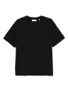 Frame Logo T-shirt Noir Cotton In Black