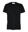 Frame Logo T-shirt Noir Cotton In Black