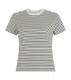 Frame Cotton The Baby Tee In White