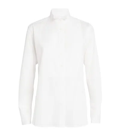 Frame Cotton Thursday Shirt In White