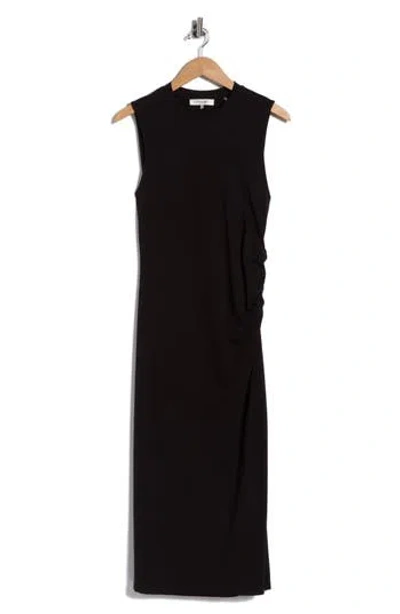 Frame Cotton T-shirt Dress In Black