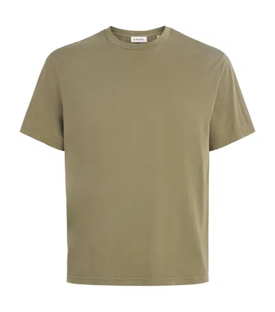 Frame Cotton T-shirt In Green