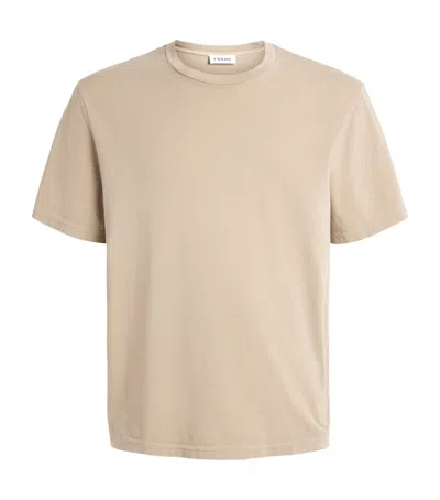 Frame Cotton T-shirt In Neutral