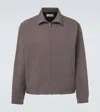 Frame Cotton-blend Jacket In Brown