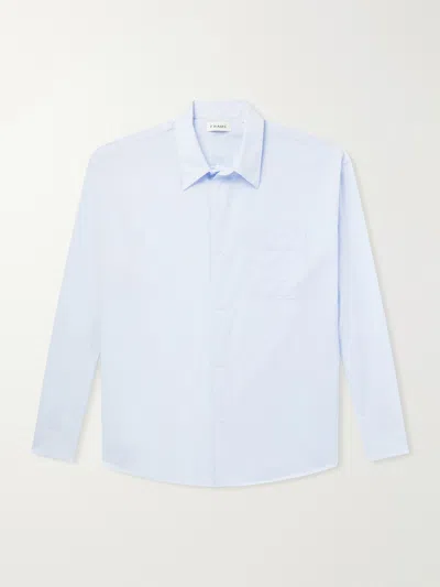 Frame Cotton-poplin Shirt In Brown
