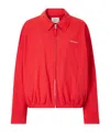 Frame Cotton-twill Jacket In Red