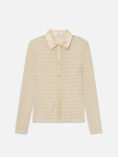 Frame Crea Blouse In Creme