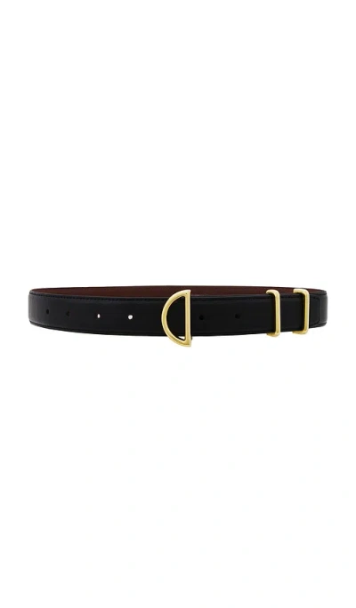 Frame Crescent Belt In Black