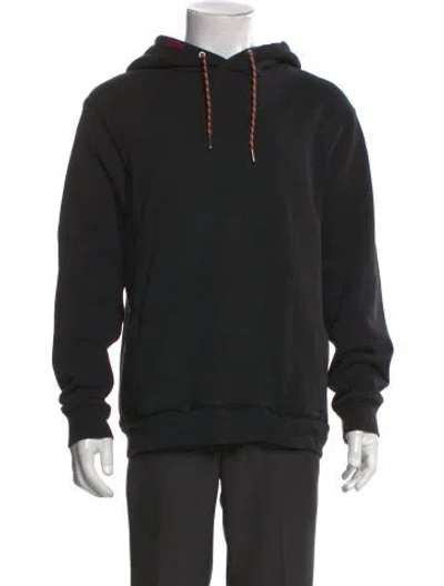 Pre-owned Frame Crew Neck Long Sleeve Hoodie In Black