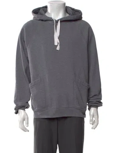 Pre-owned Frame Crew Neck Long Sleeve Hoodie In Grey