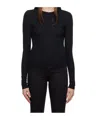 Frame Crew-neck Long-sleeve Sweatshirt In Black