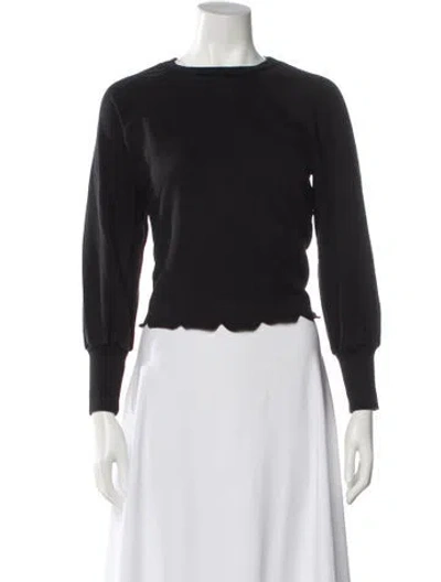 Pre-owned Frame Crew Neck Long Sleeve Sweatshirt In Gray