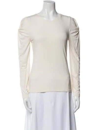 Pre-owned Frame Crew Neck Long Sleeve Sweatshirt In Green