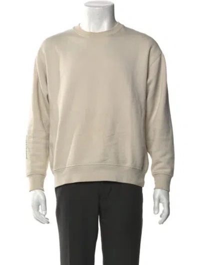 Pre-owned Frame Crew Neck Long Sleeve Sweatshirt In Neutral