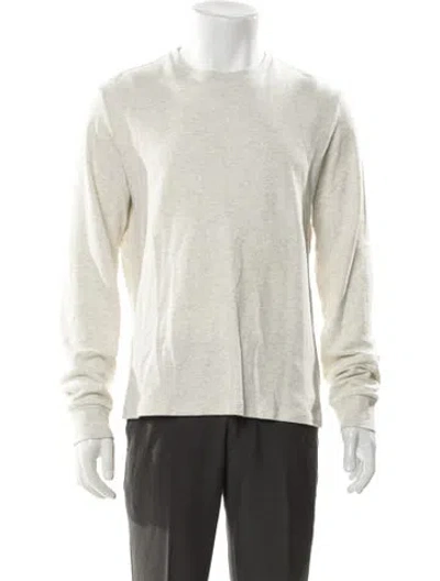Pre-owned Frame Crew Neck Long Sleeve Sweatshirt In Neutral