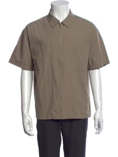 Pre-owned Frame Crew Neck Short Sleeve Sweatshirt W/ Tags In Neutrals