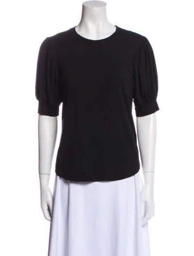 Pre-owned Frame Crew Neck Short Sleeve T-shirt In Black