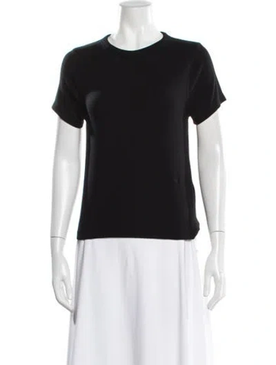 Pre-owned Frame Crew Neck Short Sleeve T-shirt In Black