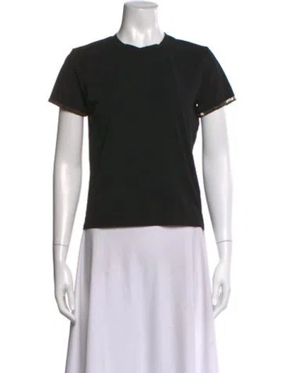 Pre-owned Frame Crew Neck Short Sleeve T-shirt In Black