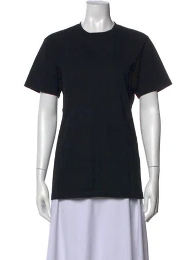 Pre-owned Frame Crew Neck Short Sleeve T-shirt In Black