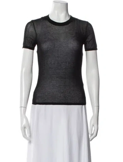 Pre-owned Frame Crew Neck Short Sleeve T-shirt In Gray