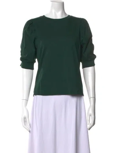 Pre-owned Frame Crew Neck Short Sleeve T-shirt In Green