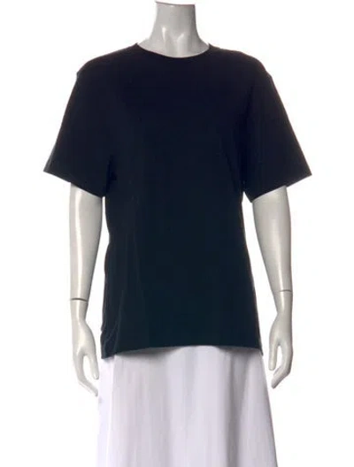Pre-owned Frame Crew Neck Short Sleeve T-shirt W/ Tags In Black