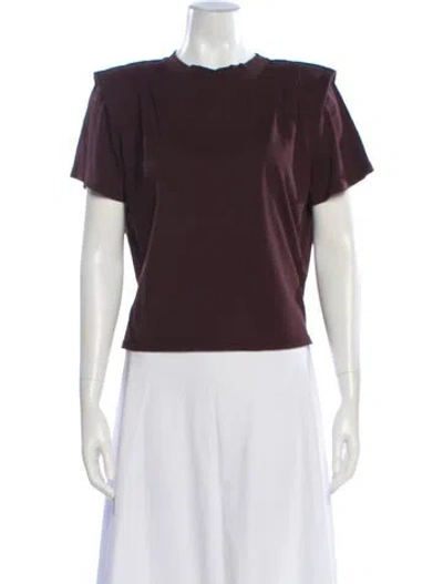 Pre-owned Frame Crew Neck Short Sleeve T-shirt W/ Tags In Brown
