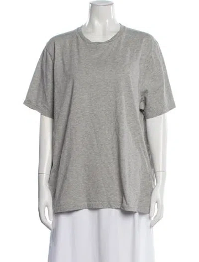 Pre-owned Frame Crew Neck Short Sleeve T-shirt W/ Tags In Gray