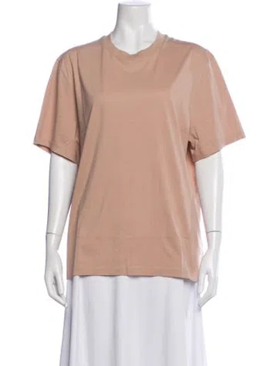 Pre-owned Frame Crew Neck Short Sleeve T-shirt W/ Tags In Neutrals