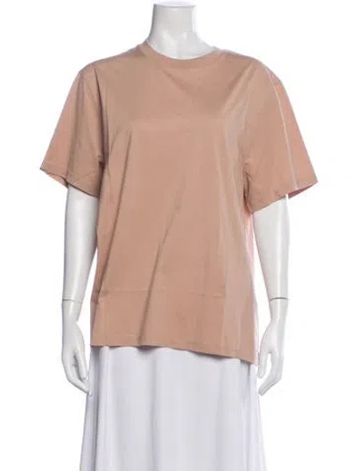 Pre-owned Frame Crew Neck Short Sleeve T-shirt W/ Tags In Neutrals