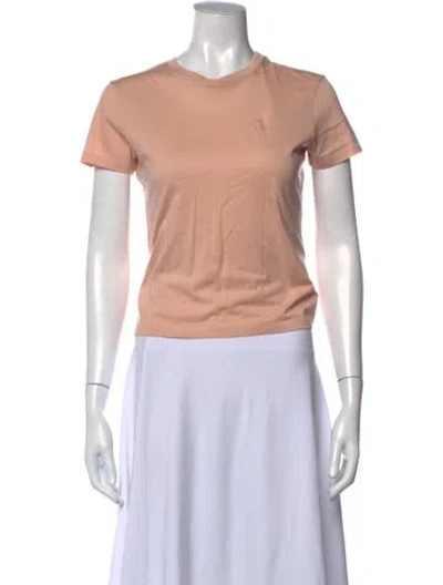 Pre-owned Frame Crew Neck Short Sleeve T-shirt W/ Tags In Pink