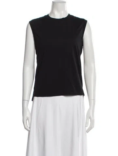 Pre-owned Frame Crew Neck Sleeveless T-shirt In Gray