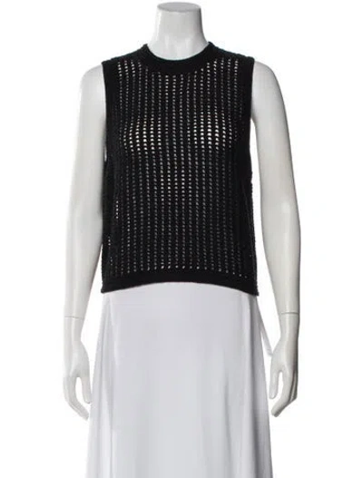 Pre-owned Frame Crew Neck Sweater In Black