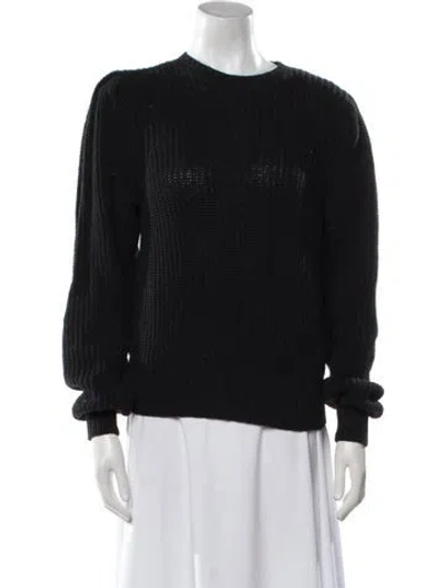 Pre-owned Frame Crew Neck Sweater In Black
