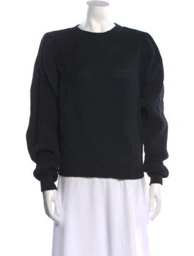 Pre-owned Frame Crew Neck Sweater In Black