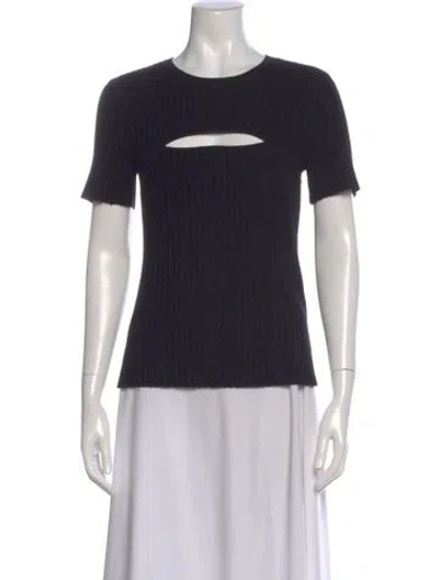 Pre-owned Frame Crew Neck Sweater In Black