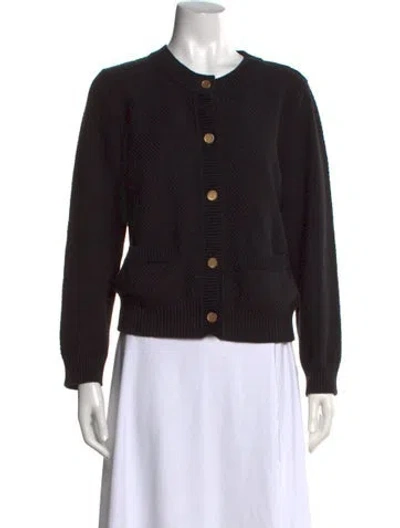 Pre-owned Frame Crew Neck Sweater In Black
