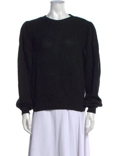 Pre-owned Frame Crew Neck Sweater In Black