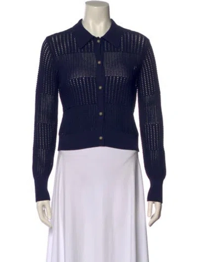 Pre-owned Frame Crew Neck Sweater In Blue