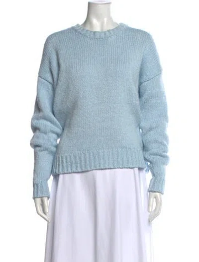 Pre-owned Frame Crew Neck Sweater In Blue