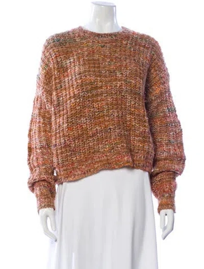 Pre-owned Frame Crew Neck Sweater In Brown