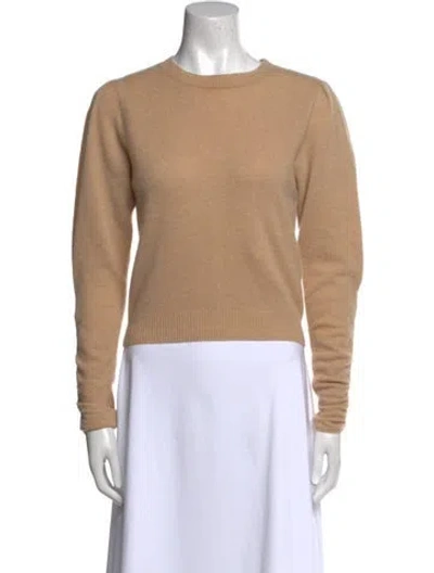 Pre-owned Frame Crew Neck Sweater In Brown