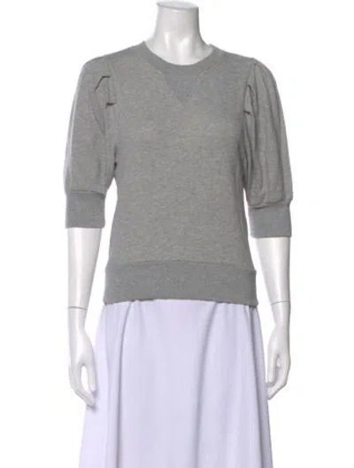 Pre-owned Frame Crew Neck Sweater In Gray