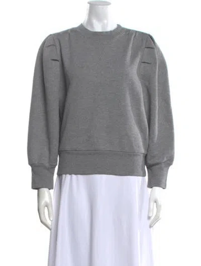 Pre-owned Frame Crew Neck Sweater In Grey