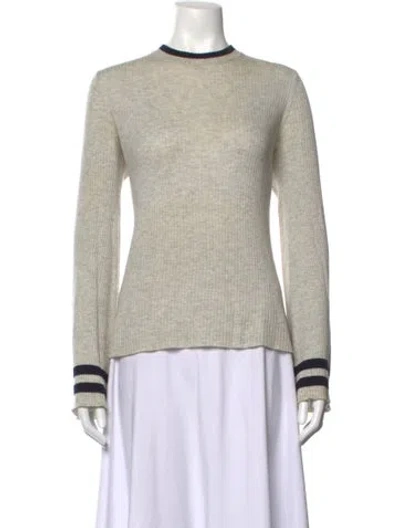 Pre-owned Frame Crew Neck Sweater In Grey